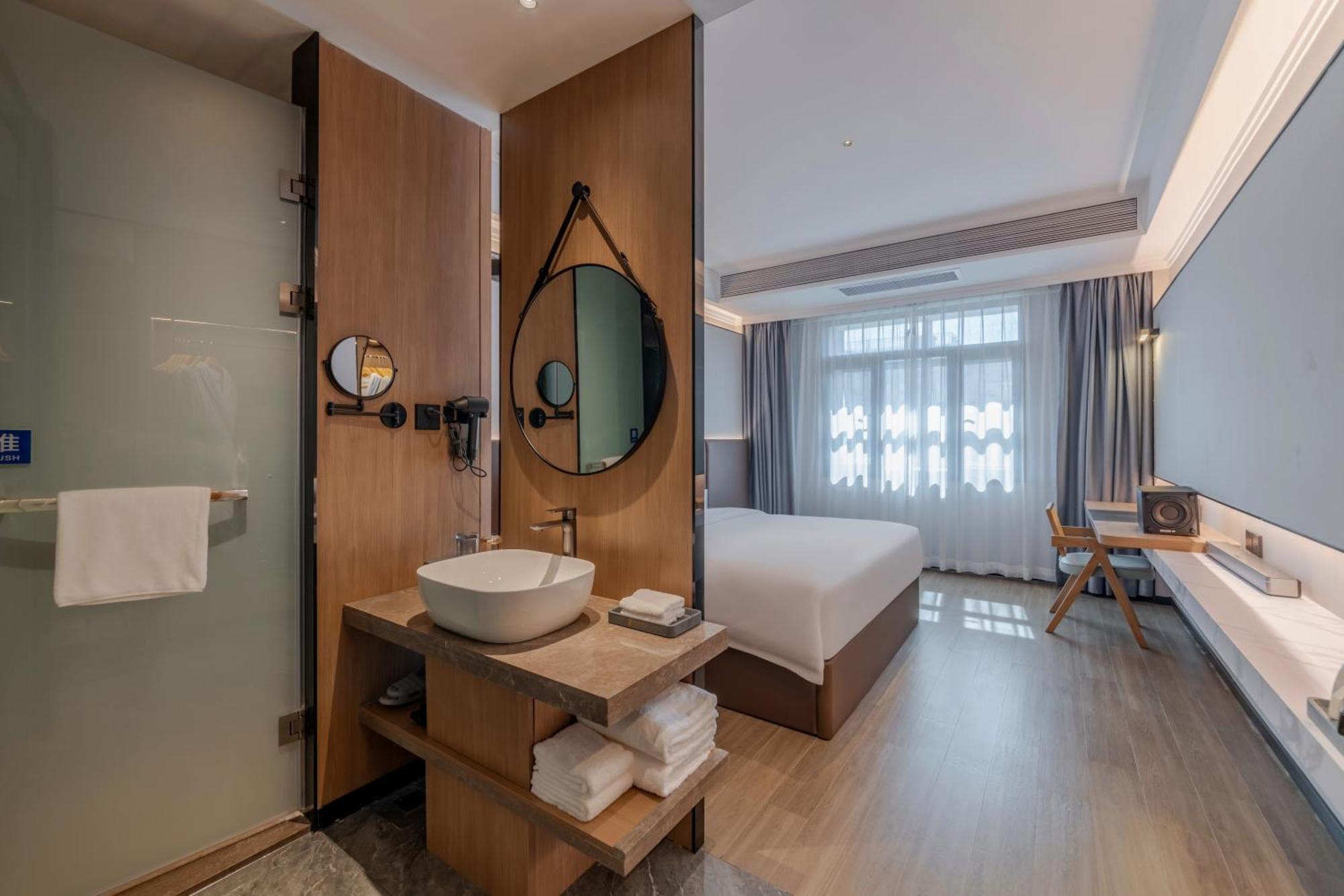 Luyue Hotel Movie Hotel Huaqiangbei Convention And Exhibition Center Branch Thẩm Quyến Ngoại thất bức ảnh