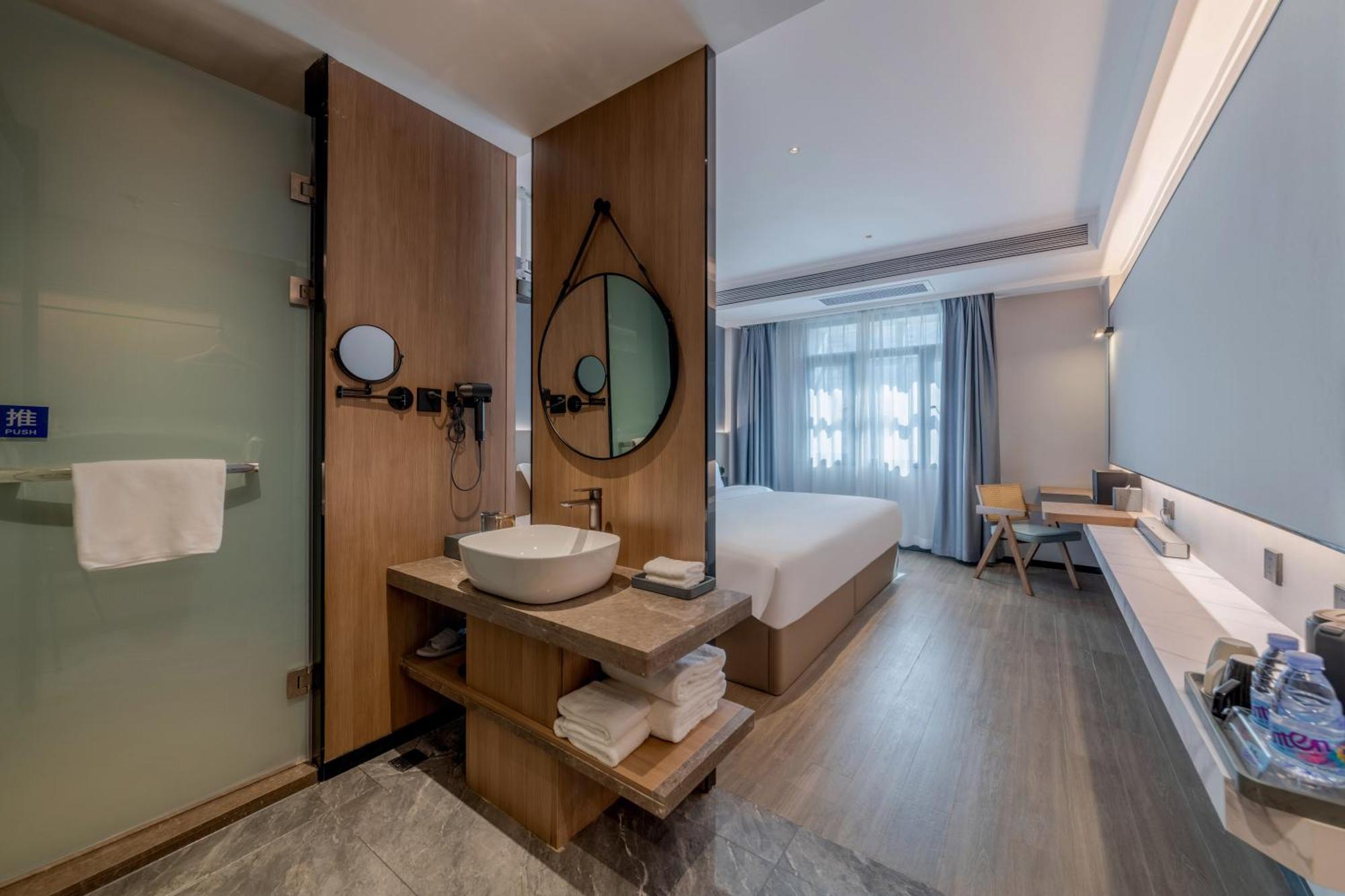 Luyue Hotel Movie Hotel Huaqiangbei Convention And Exhibition Center Branch Thẩm Quyến Ngoại thất bức ảnh