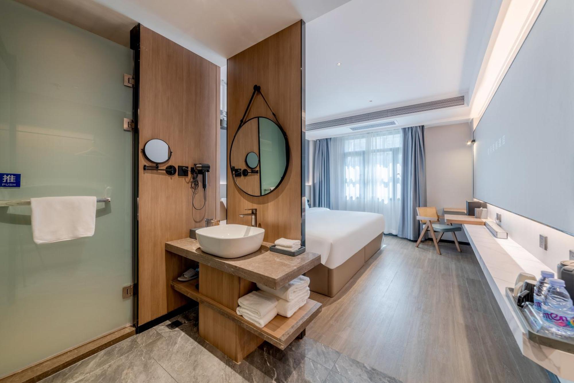 Luyue Hotel Movie Hotel Huaqiangbei Convention And Exhibition Center Branch Thẩm Quyến Ngoại thất bức ảnh