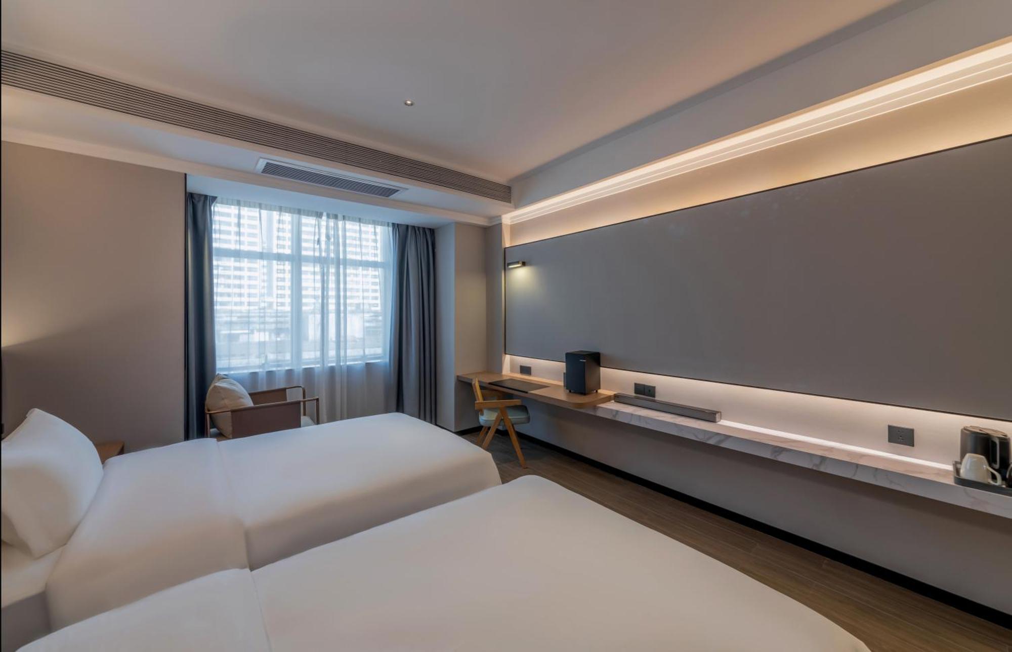 Luyue Hotel Movie Hotel Huaqiangbei Convention And Exhibition Center Branch Thẩm Quyến Ngoại thất bức ảnh